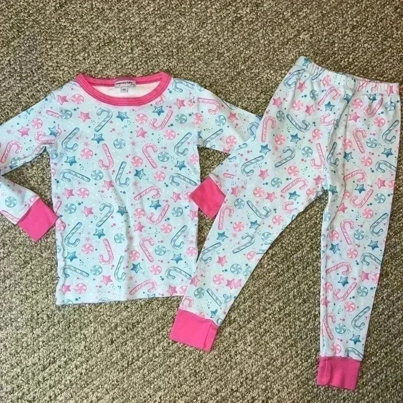 MAGNOLIA BABY CANDY CANE PAJAMAS - Picture 7 of 7